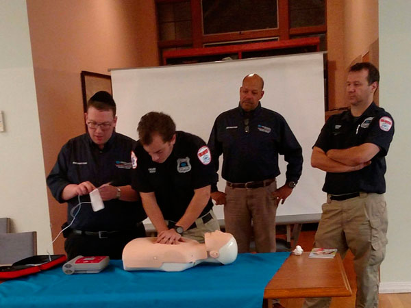 Cheering for CPR training