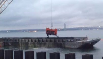 VIDEO: Contractors dumping toxic gunk into Gravesend Bay