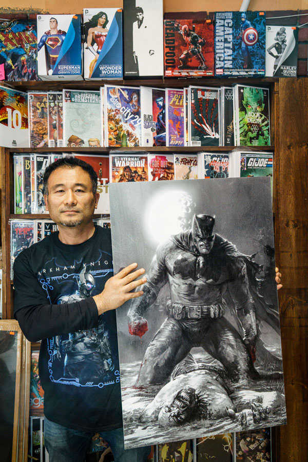 Novel graphic: Flatbush shop selling new Batman with one-of-a-kind cover