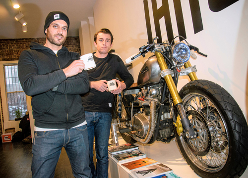 Two ways to rev up! Williamsburg shop pairs coffee with custom motorcycles