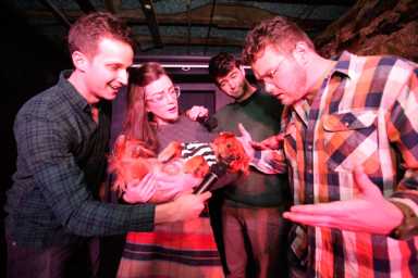 Underground comedy: Improv group celebrates one year in basement theater