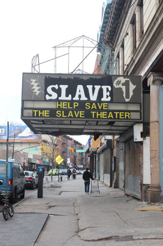 Theater lobby: More protests planned for Slave before demolition