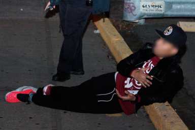 Pinhead shoots three outside bowling alley