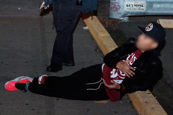 Pinhead shoots three outside bowling alley