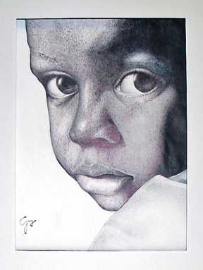 Drawn with a free hand: Ballpoint pen artist practiced while in prison