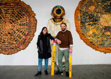 School dance: Art foundation opens with video show and party