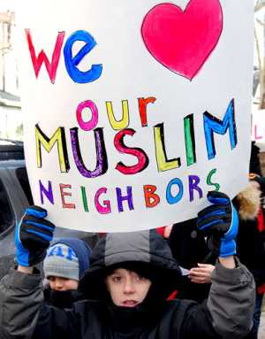 Civil Ridgites movement: MLK Day march against Muslim bashing