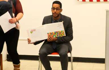 Story time with Councilman Reynoso