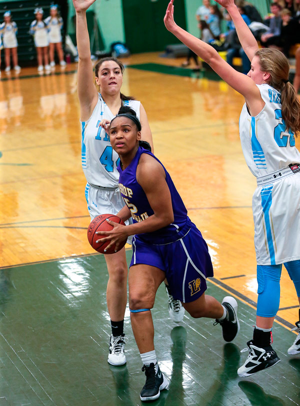 Loughlin girls lose it in second half