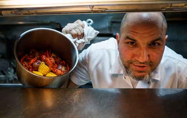 Goes down Easy: Mardi Gras party has big eats and big beats
