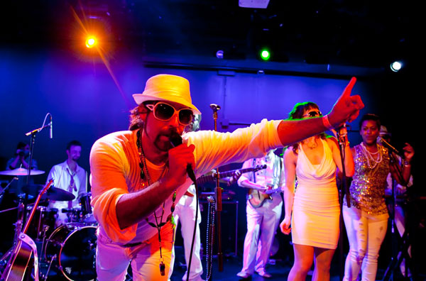 Unholy harmony: Secular gospel band spreads the love