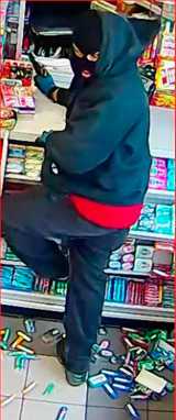 Armed bozos bungled two gas-station robberies on Sunday