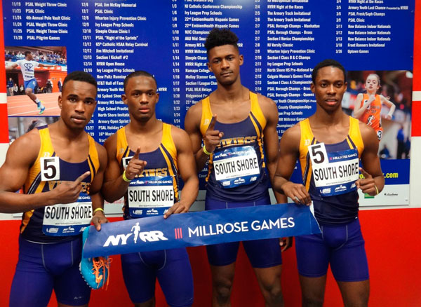 South Shore holds on for Milrose relay crown