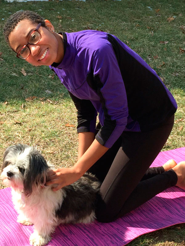 Downward doggies: A yoga class for people and their pups