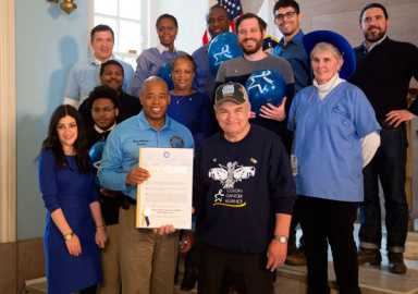 Standing O stands tall for cancer