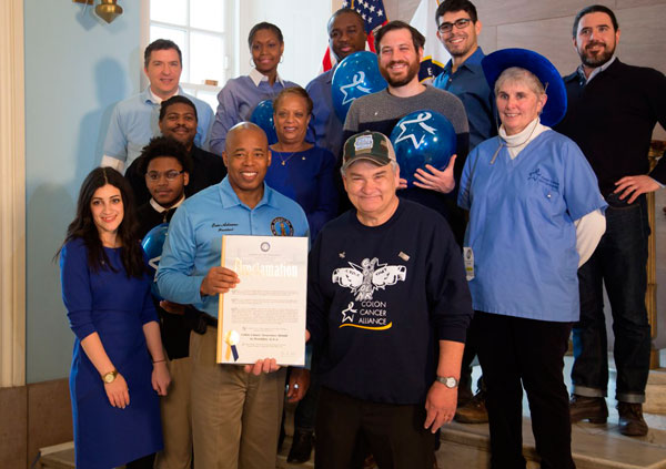 Standing O stands tall for cancer