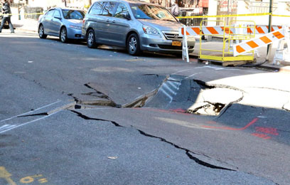 Hole new problem: Sunset Park’s second massive sinkhole in less than a year