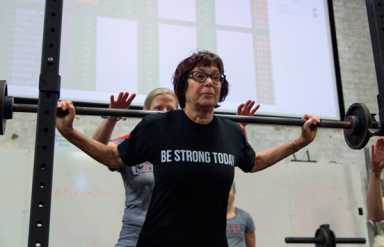 Power lift! Iron maidens raise money for college