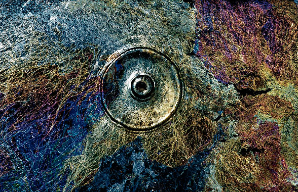 Dirty photos! Shutterbug makes himself sick shooting artsy Canal waste