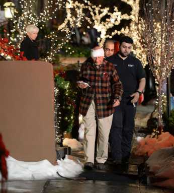 Elderly Brooklyn Heights man slips and cuts his head on snowy set of Will Smith movie