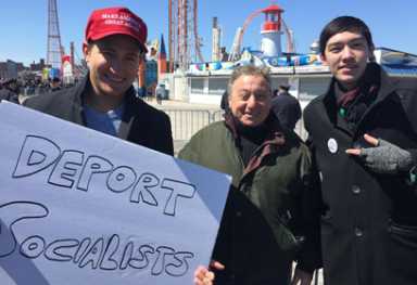 Bern ward: Sanders supporter defends Trump-loving protesters at Coney rally