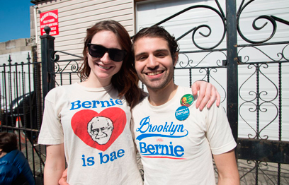 Keeping the home fires Berning! Sanders opens campaign office in Gowanus
