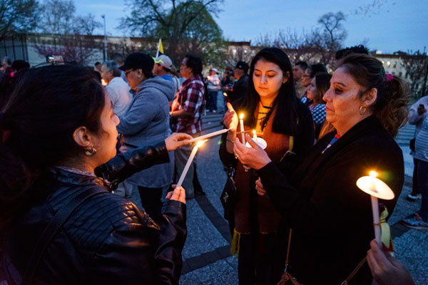 Brooklynites mourn Ecuador earthquake deaths at candlelight vigil