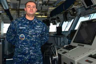 Brooklyn native serves on maiden voyage of new ship
