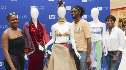 Yes to the mess! Tailors compete to make dresses from recycled trash