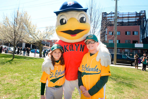 Play ball! Marine Parker celebrate little league opening day