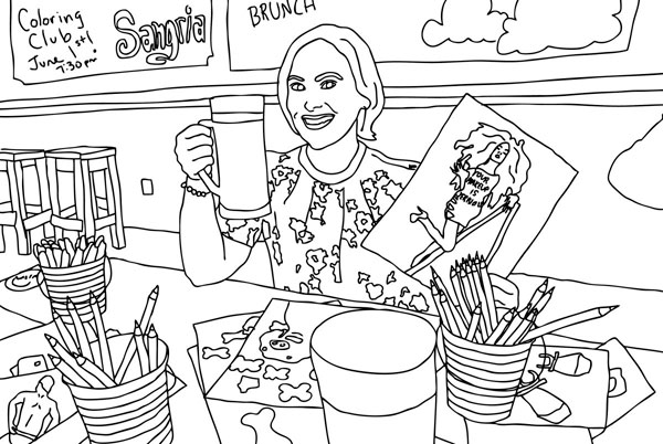 Local color: Park Slope artist hosts adult coloring club