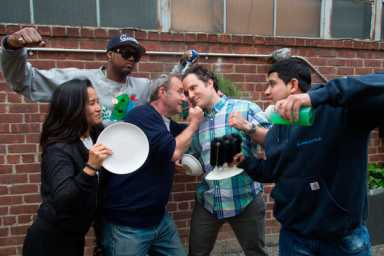 Fighting dirty! Kitchens compete in dishwashing duel