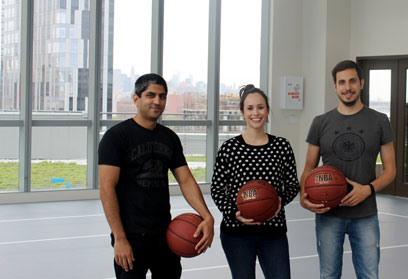 The air up there: Luxury Downtown high-rise sports rooftop basketball court