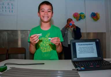 A little bit of genius! Kids show science skills at Marine Park fair