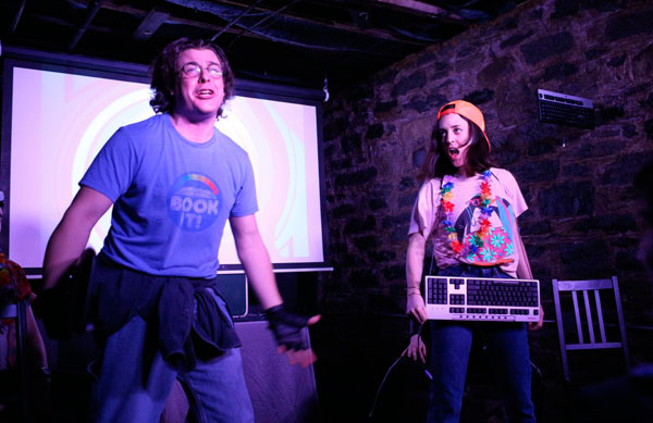 Modem times: Play spoofs hacker films of the ’90s