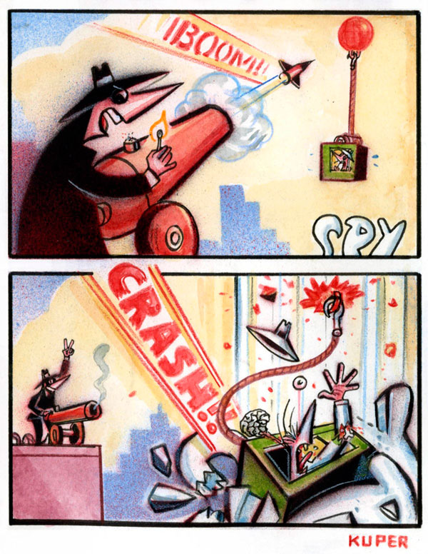 Spy guy: Dumbo exhibit shows range of Mad magazine cartoonist