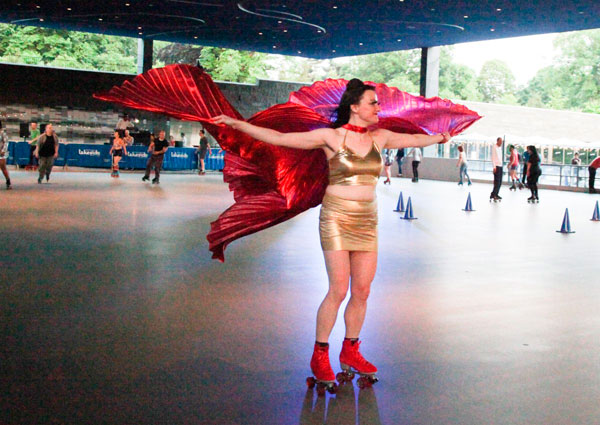 Rockin’ rollers: Skate party showdown in Prospect Park