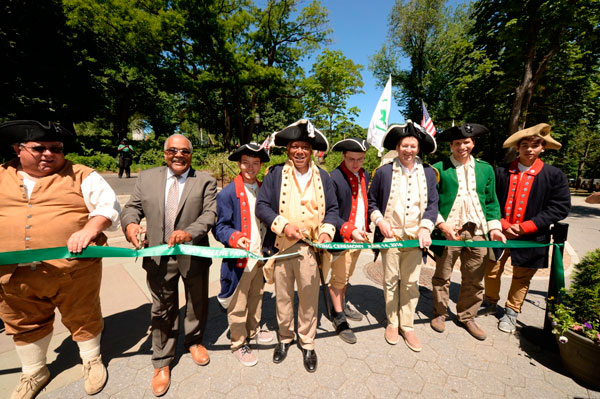 Raise the flag, snip the ribbon