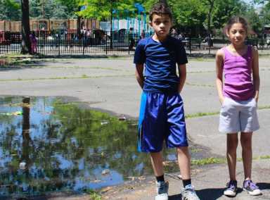 Courts of appeals: Calls to fix cracked, puddling Marine Park blacktop