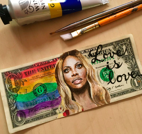 The color of money: Bushwick artist is changing the face of currency