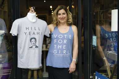 Park Slope designer: My Hillary tees are better than Hillary’s!