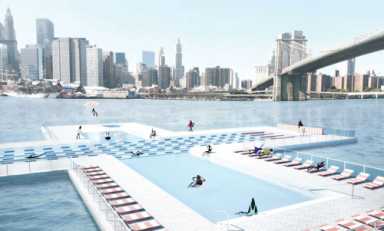 Test swimming pool coming to East River this August