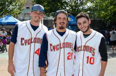 Boys of summer school: Cyclones, NYU hand out back-to-school supplies