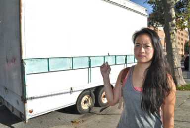 Runnin’ scared: Joggers fear attacks behind illegally parked trucks near Dyker golf course