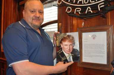 Art of the veal: Schnitzel Haus under fire for signed Trump photo