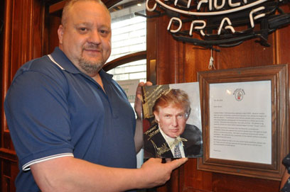 Art of the veal: Schnitzel Haus under fire for signed Trump photo