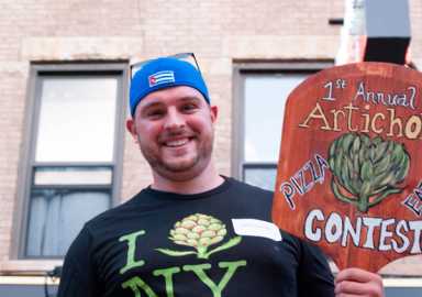 Total dough-mination! Sloper crushes Jerseyite in pizza-eating contest