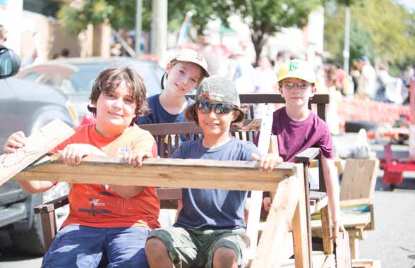 Junk in their trunks: Kids race derby cars made from garbage