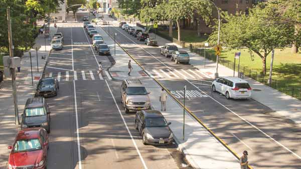 Au boy! Gold Street gets new crossing, wider median