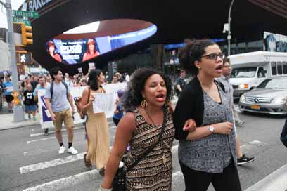 Jews of color hold Black Lives Matter march Downtown